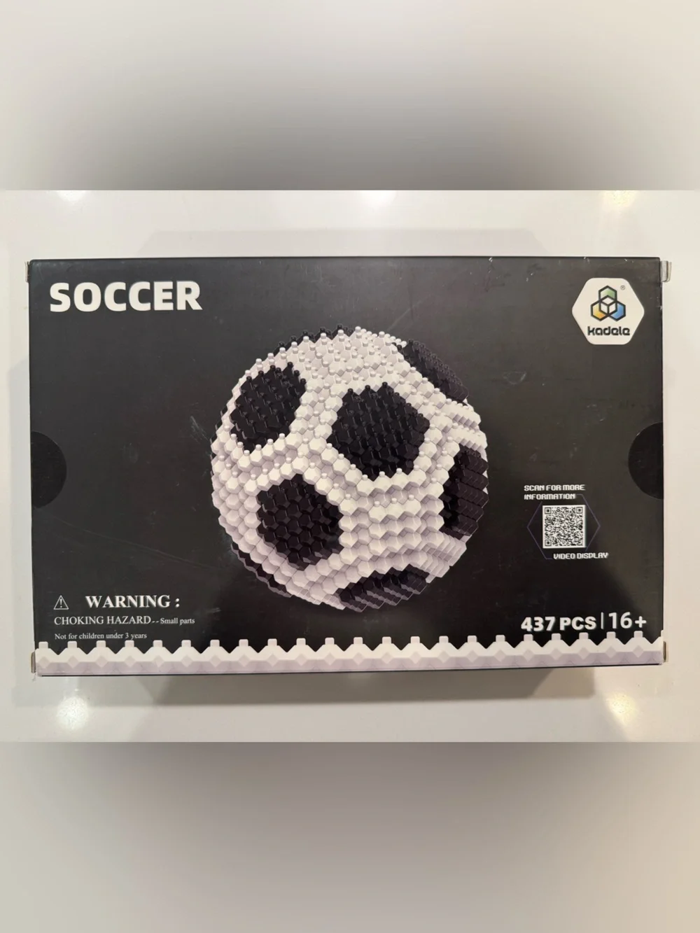 Kadele Soccer Ball Building Block Set 437 Pieces New in Box
